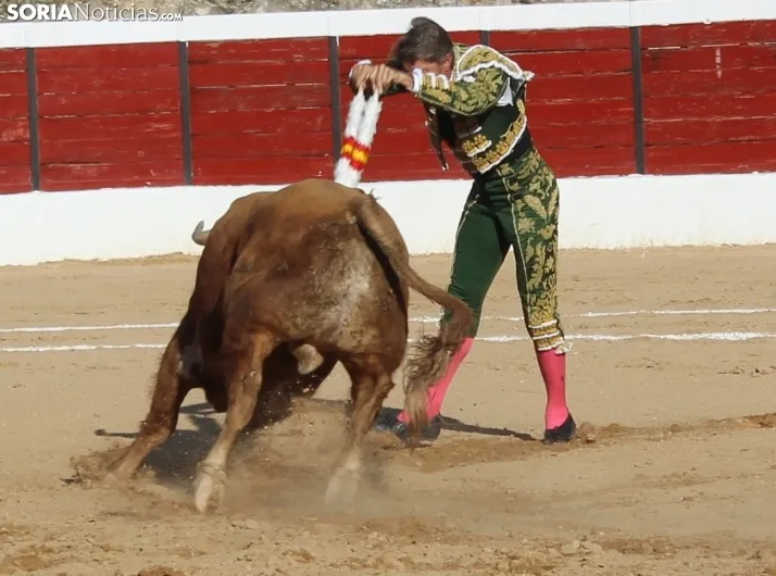 Corrida del 16 de agosto en El Burgo.