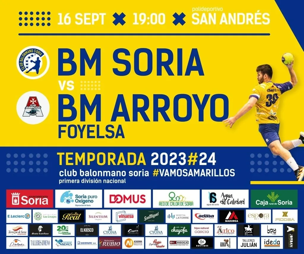 Foto 2 - El BM Soria inicia la temporada en casa frente al BM Arroyo