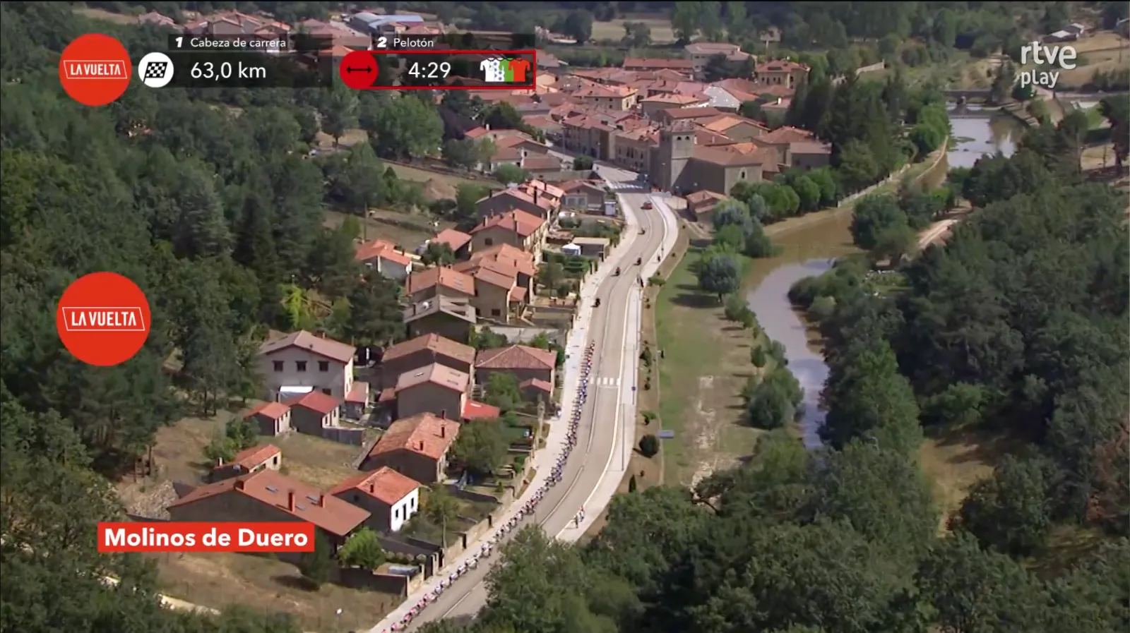 Foto 11 - Fotos: As&iacute; de espectacular vimos Soria desde el cielo en la Vuelta a Espa&ntilde;a 2023