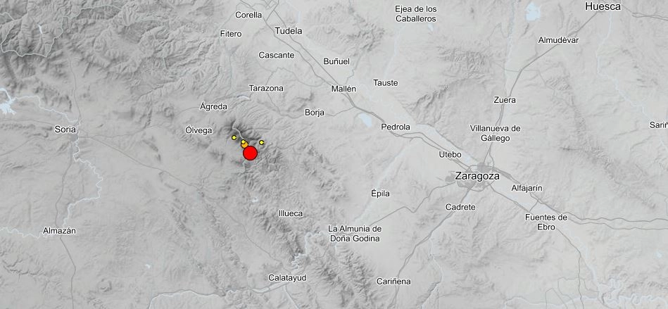 Beratón (Soria) registra esta madrugada la réplica más grande del terremoto del Moncayo