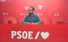 El procurador Ángel Hernández en la sede del PSOE. /SN