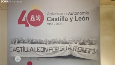 Presentación de la exposición 40 años de autonomía en Castilla y León. /SN