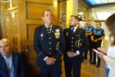 Foto 12 - Fotos: Entrega de medallas y condecoraciones a los polic&iacute;as locales de Soria