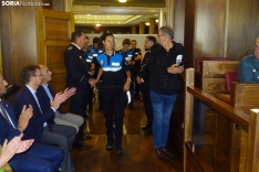 Foto 18 - Fotos: Entrega de medallas y condecoraciones a los polic&iacute;as locales de Soria