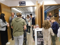 Inauguración de la exposición 'El Collado, un paseo comercial a pie de calle'. /SN