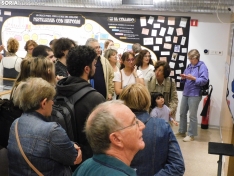 Inauguración de la exposición 'El Collado, un paseo comercial a pie de calle'. /SN