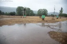 Una imagen del paraje del Regajo esta mañana de sábado. /María Ferrer