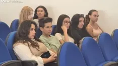 Recepción de los estudantes de Erasmus del primer cuatrimestre 2023. /SN