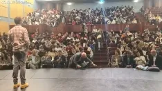 Pase de 'el camino interior' de Miguel Ángel Tobías para escolares. /SN