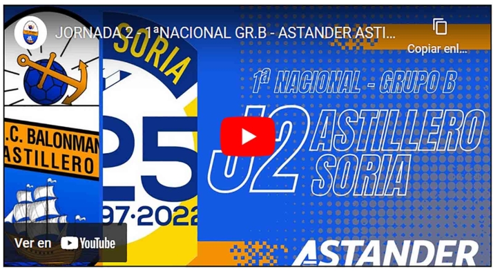 Sigue en directo el BM Astillero - BM Soria