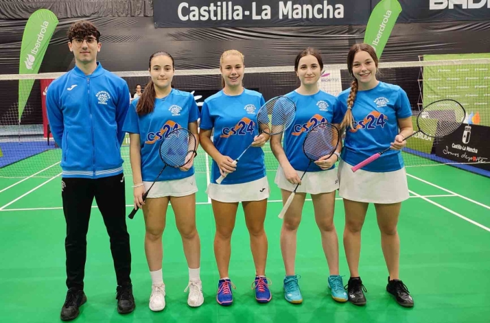 Notoria actuación para las chicas del Bádminton Soria en Toledo