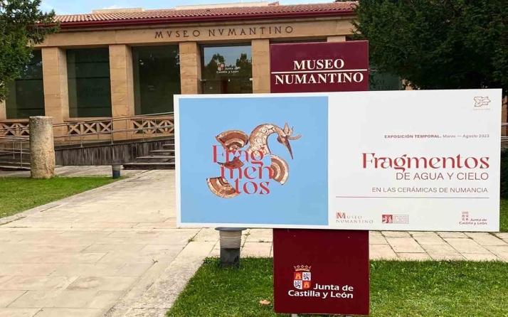 La muestra del Numantino ‘Fragmentos de agua y cielo en las cerámicas de Numancia’ se amplía hasta el 29 de octubre 