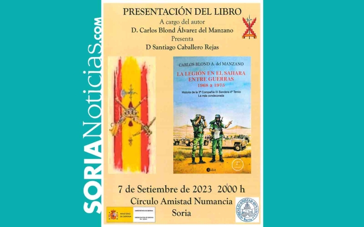 El jueves presentan en el Casino un libro sobre la Legión Española