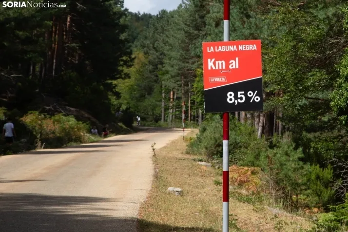 La Vuelta Ciclista en la Laguna Negra