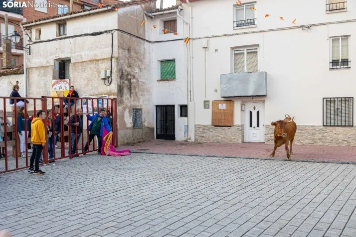 En im&aacute;genes: Emocionante encierro por las calles de &Oacute;lvega