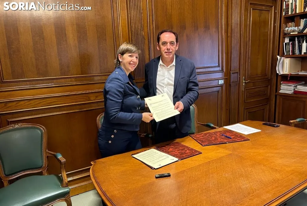 Foto 2 - Convenio con la Delegaci&oacute;n de Atletismo para un Cross que reunir&aacute; a 20.000 personas en Soria