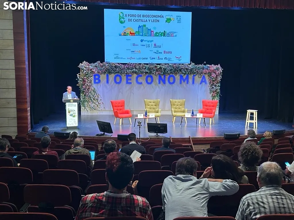 Foto 2 - Balance del II Foro de Bioeconom&iacute;a de Castilla y Le&oacute;n en Soria: 64 ponentes, 36 empresas y m&aacute;s de 200 participantes