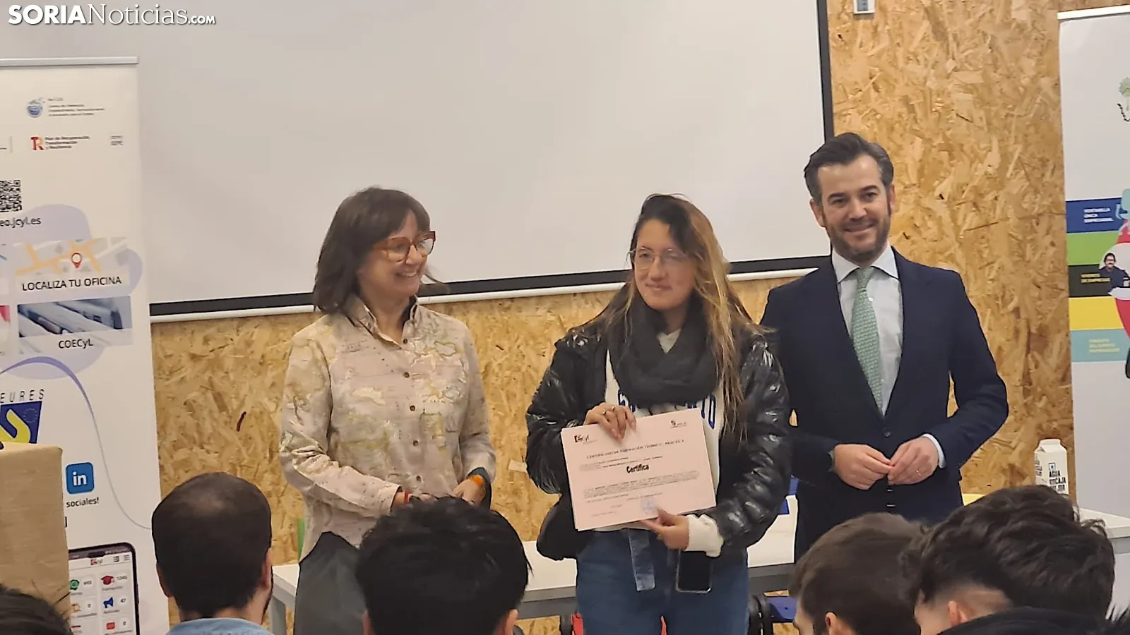 Imágenes del acto de clausura del programa mixto. /SN