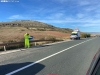 Foto 2 - Salida de un vehículo en la N-111 a su paso por Soria