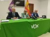 Rueda de prensa de Vox en Soria. 