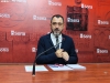 Javier Muñoz, concejal de Hacienda, hoy en rueda de prensa. SN