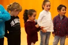 Foto 6 - La chiquiller&iacute;a de Tierras Altas presenta su cine en Pamplona
