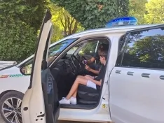 Foto 6 - Un perro de b&uacute;squeda de droga o un traje de protecci&oacute;n TEDAX, protagonistas en La Dehesa
