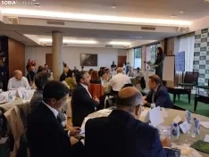 Desayuno de trabajo por la descarbonización de Caja Rural de Soria.