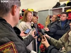 Foto 3 - As&iacute; act&uacute;an los servicios de Emergencia para atender un accidente en Soria