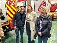 Foto 4 - As&iacute; act&uacute;an los servicios de Emergencia para atender un accidente en Soria