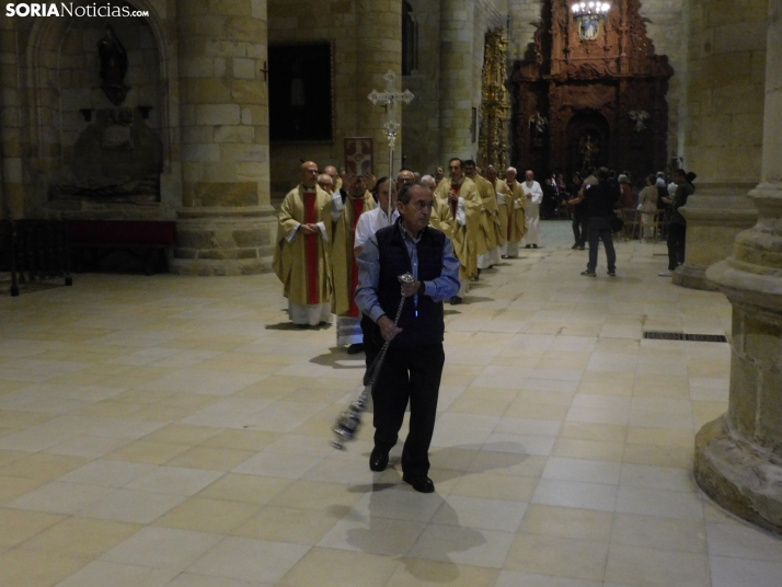 Fotos: Soria celebra el D&iacute;a de San Saturio con la eucarist&iacute;a en la Concatedral de San Pedro