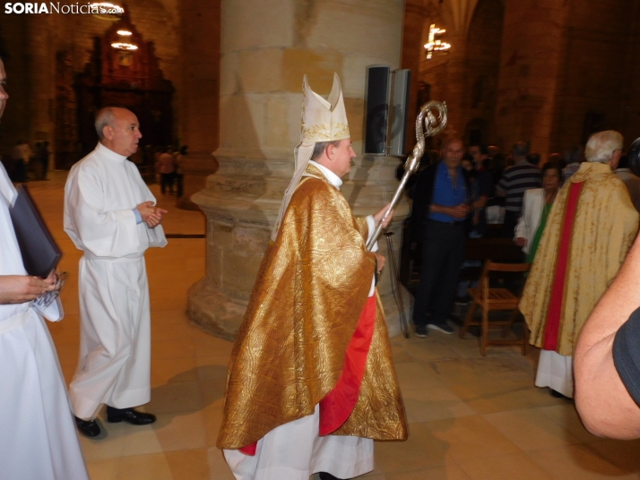 Fotos: Soria celebra el D&iacute;a de San Saturio con la eucarist&iacute;a en la Concatedral de San Pedro