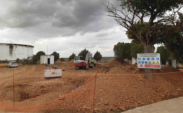 Comienzan las obras del nuevo depósito regulador en Almazán