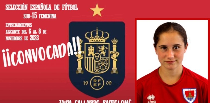 Zaira Gallardo se convierte en la primera canterana del Numancia en ser llamada por la Selección Española