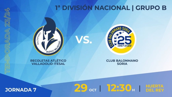 DIRECTO | Recoletas Atlético Valladolid Itesal vs Club Balonmano Soria 