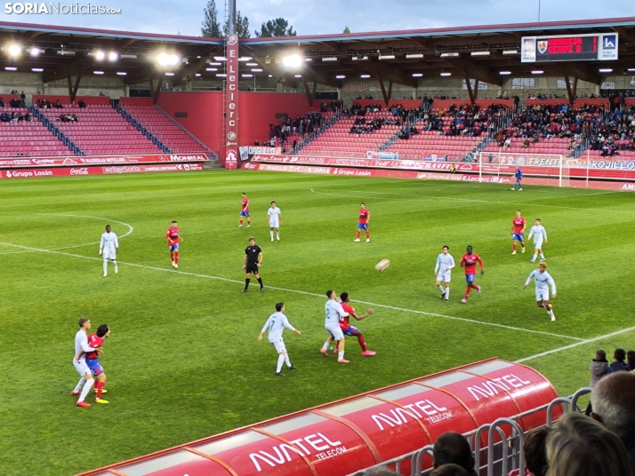 Numancia 1-1 Getafe B: Un gol en el 82 condena a un Numancia que ha resistido 70 minutos con uno menos