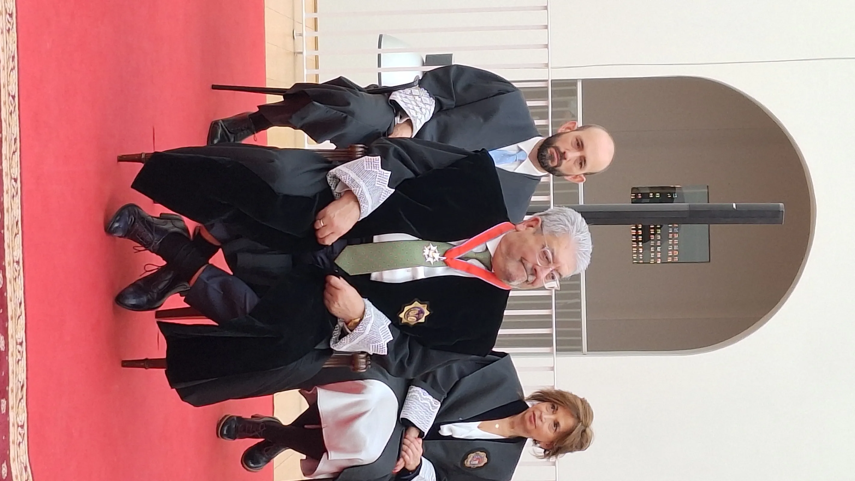 Foto 2 - 3 profesionales de la Administraci&oacute;n de Justicia de Castilla y Le&oacute;n reciben la condecoraci&oacute;n de la Orden de San Raimundo de Pe&ntilde;afort 