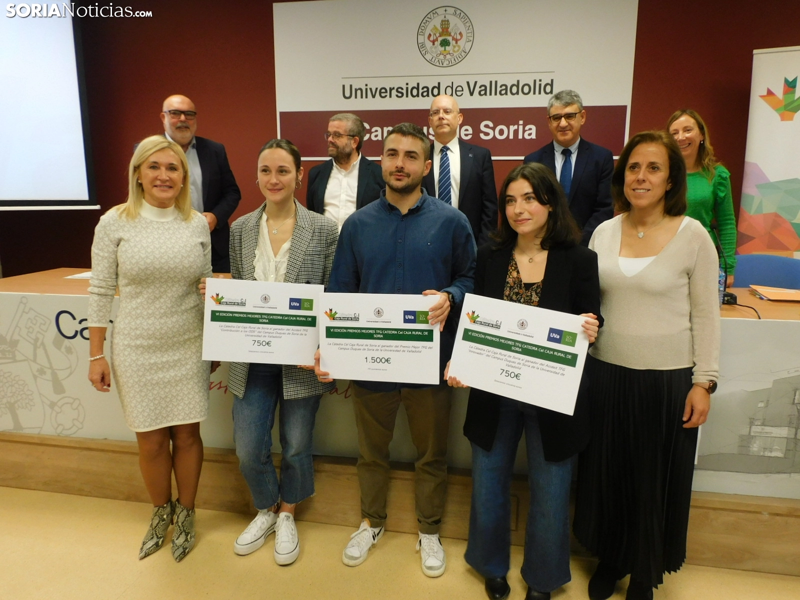 El Campus Duques de Soria premia la excelencia académica de los mejores Trabajos Fin de Grado