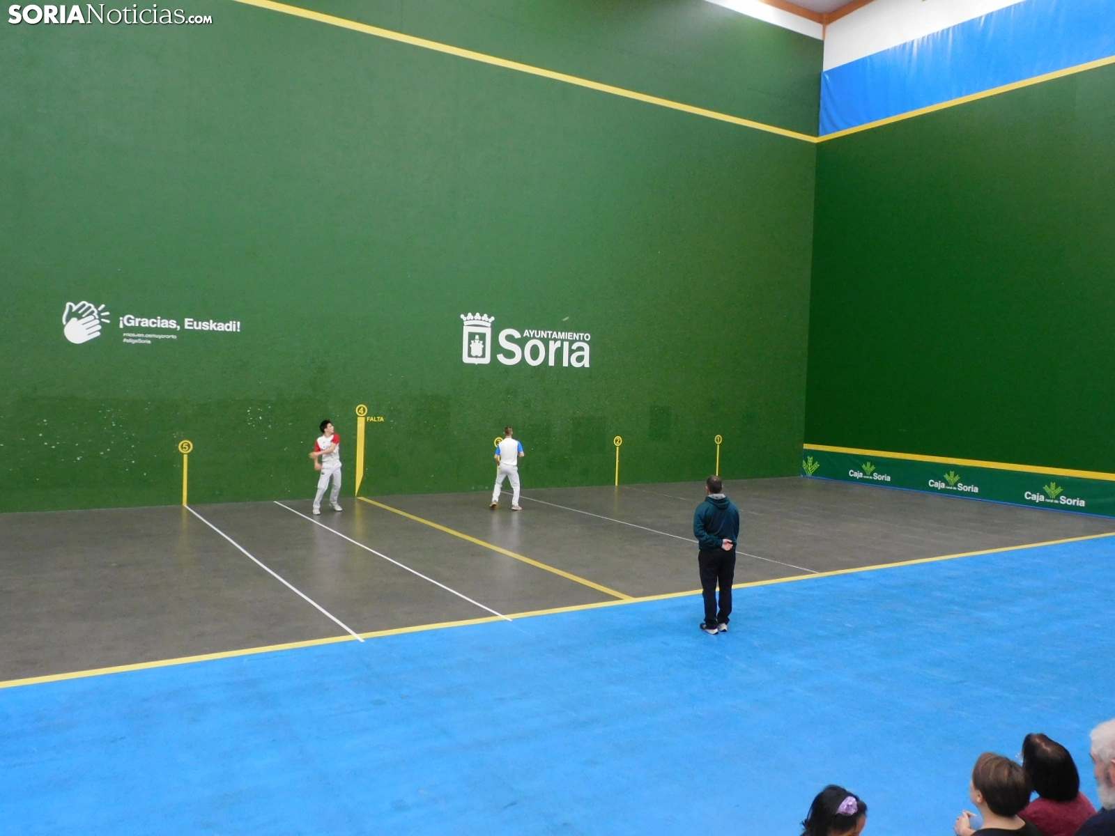 Resultados dispares para los pelotaris locales en las semifinales del Open Ciudad de Soria