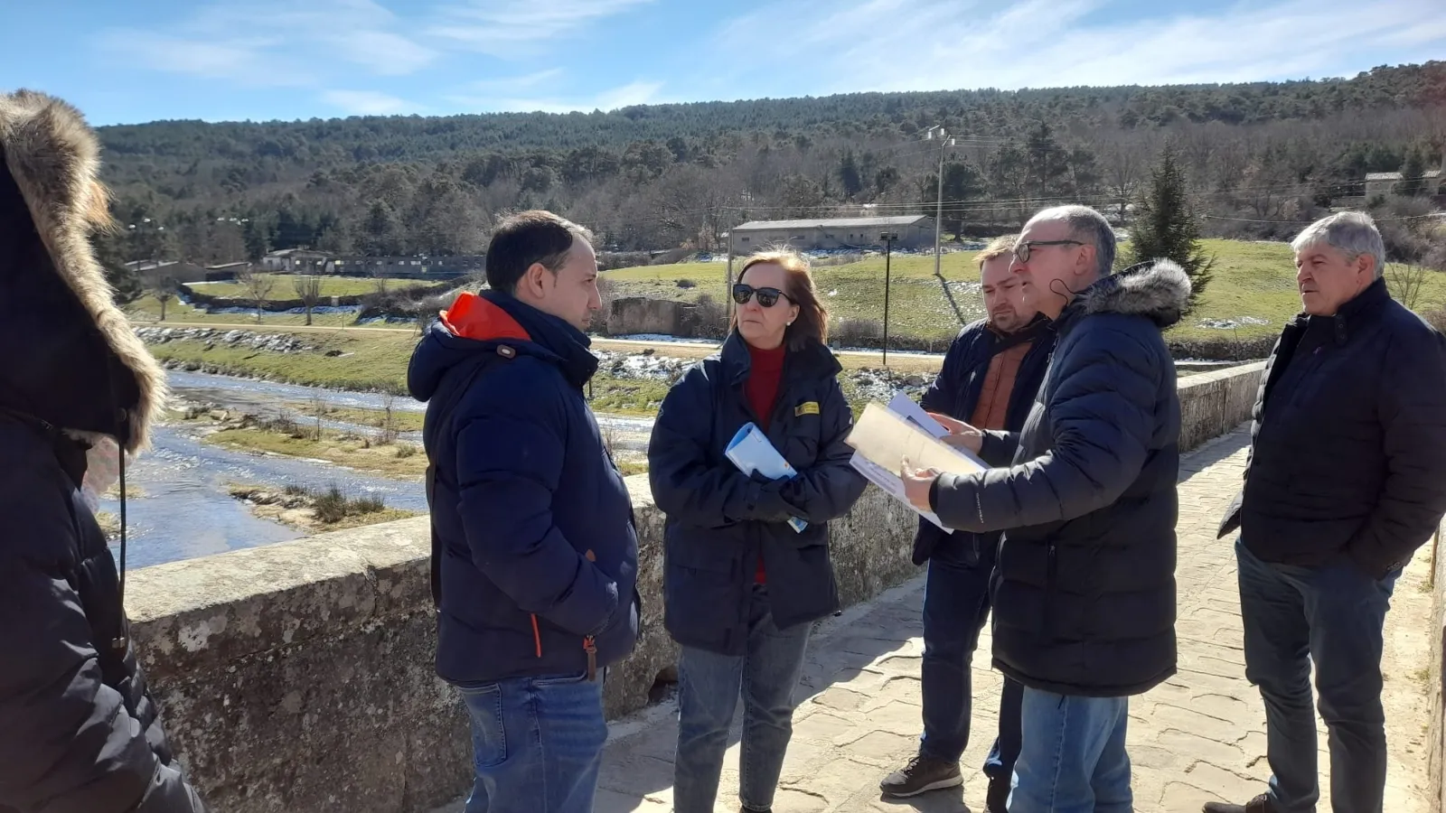 Foto 2 - La CHD reitera su colaboraci&oacute;n con Salduero para actuar en el cauce del Duero ante las frecuentes inundaciones