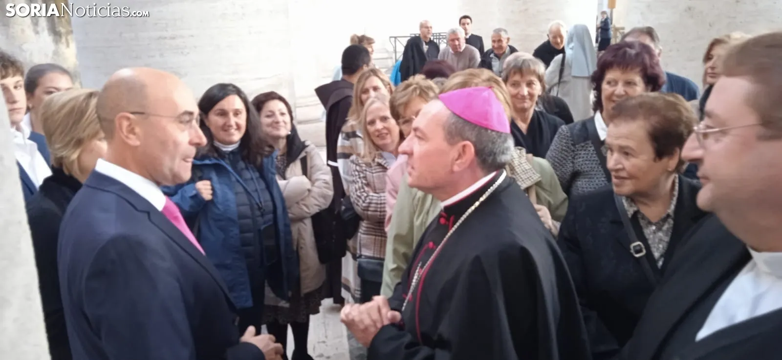 Una imagen de la presencia agredeña hoy en el Vaticano. /SN