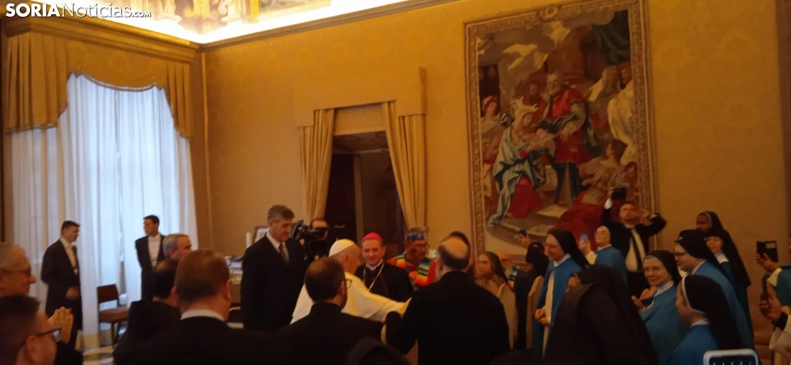 Una imagen de la presencia agredeña hoy en el Vaticano. /SN