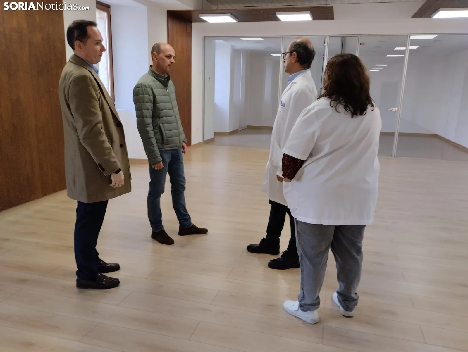 Visita institucional a la residencia San José en El Burgo. 