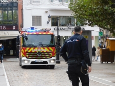 Foto 6 - Incendio en la cocina de un céntrico establecimiento de hostelería en Soria