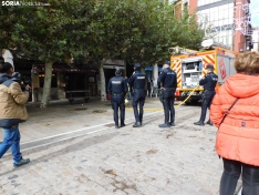 Foto 7 - Incendio en la cocina de un c&eacute;ntrico establecimiento de hosteler&iacute;a en Soria