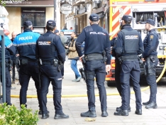Foto 8 - Incendio en la cocina de un c&eacute;ntrico establecimiento de hosteler&iacute;a en Soria