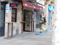 Foto 10 - Incendio en la cocina de un c&eacute;ntrico establecimiento de hosteler&iacute;a en Soria