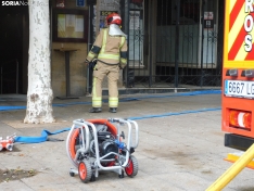 Foto 12 - Incendio en la cocina de un c&eacute;ntrico establecimiento de hosteler&iacute;a en Soria