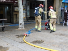 Foto 18 - Incendio en la cocina de un c&eacute;ntrico establecimiento de hosteler&iacute;a en Soria
