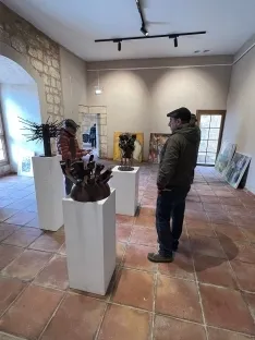 Foto 4 - 20 artistas sorianos exponen en una muestra colectiva en Monteagudo de las Vicar&iacute;as